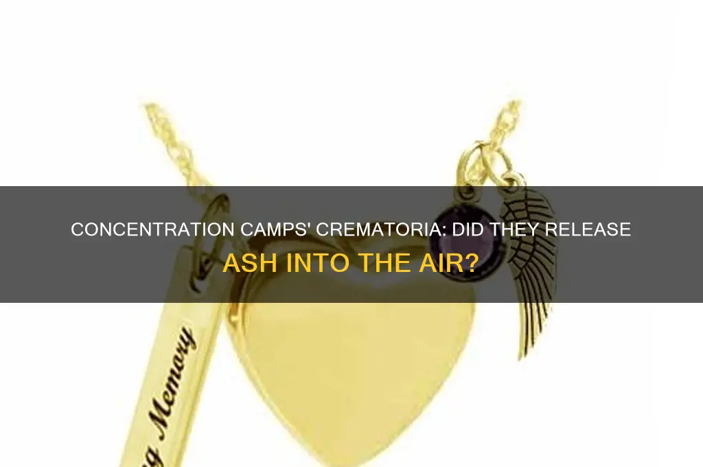 did the concentrate camps release ash into the air