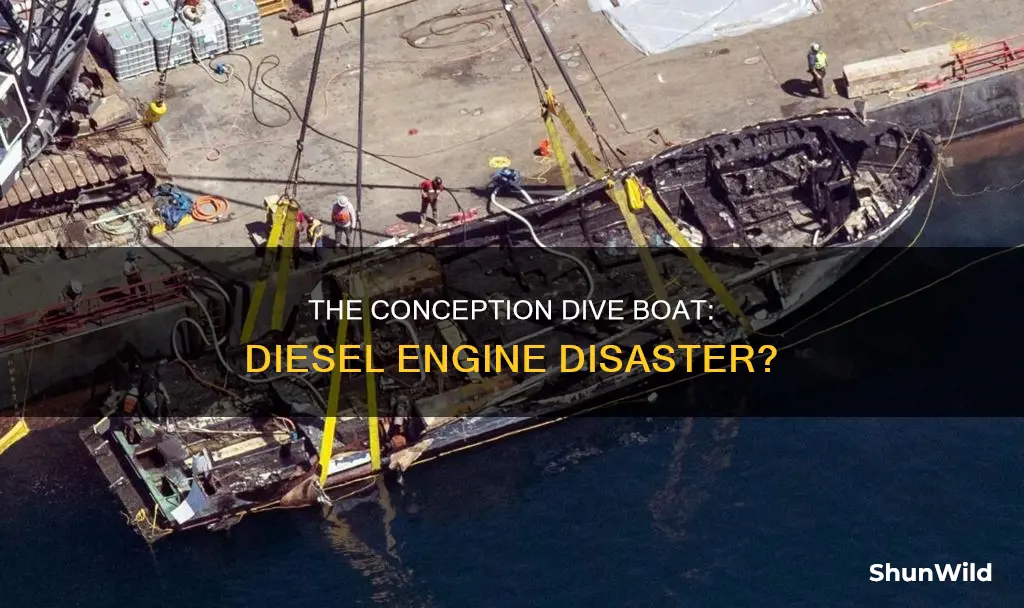 did the conception dive boat have a diesel engine