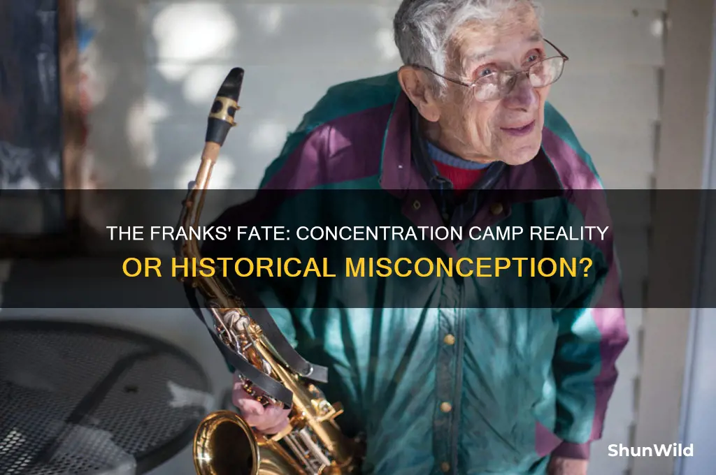 did the franks go to concentration camp