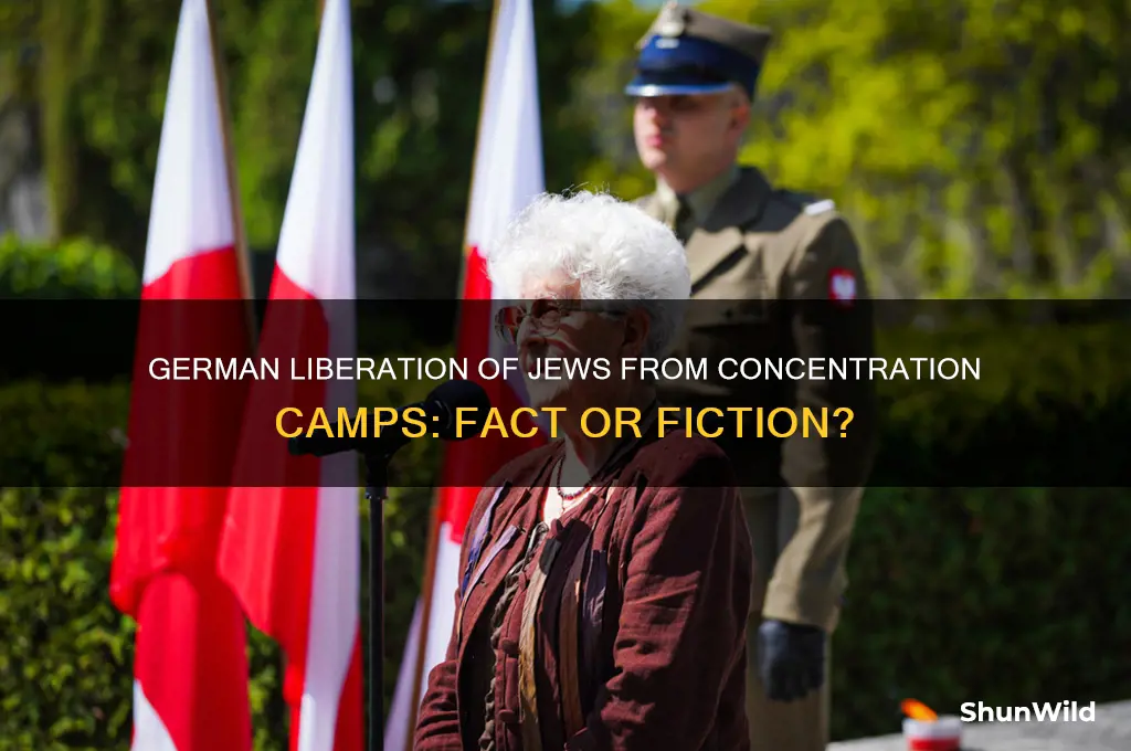 did the germans release jews from concentration camps