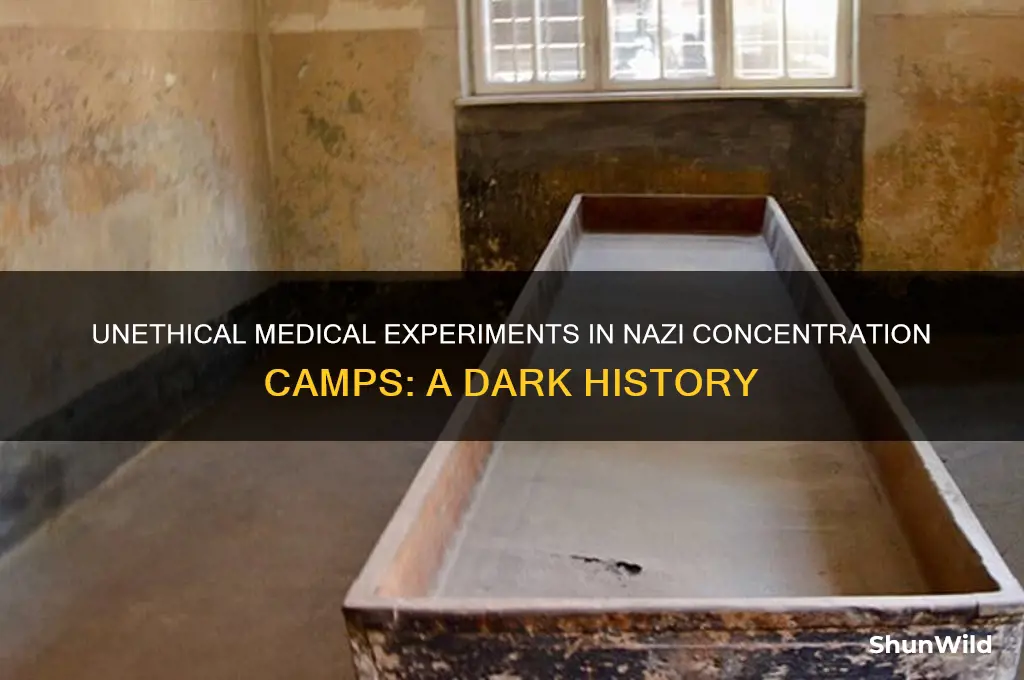 did the medical experiments in concentration camps