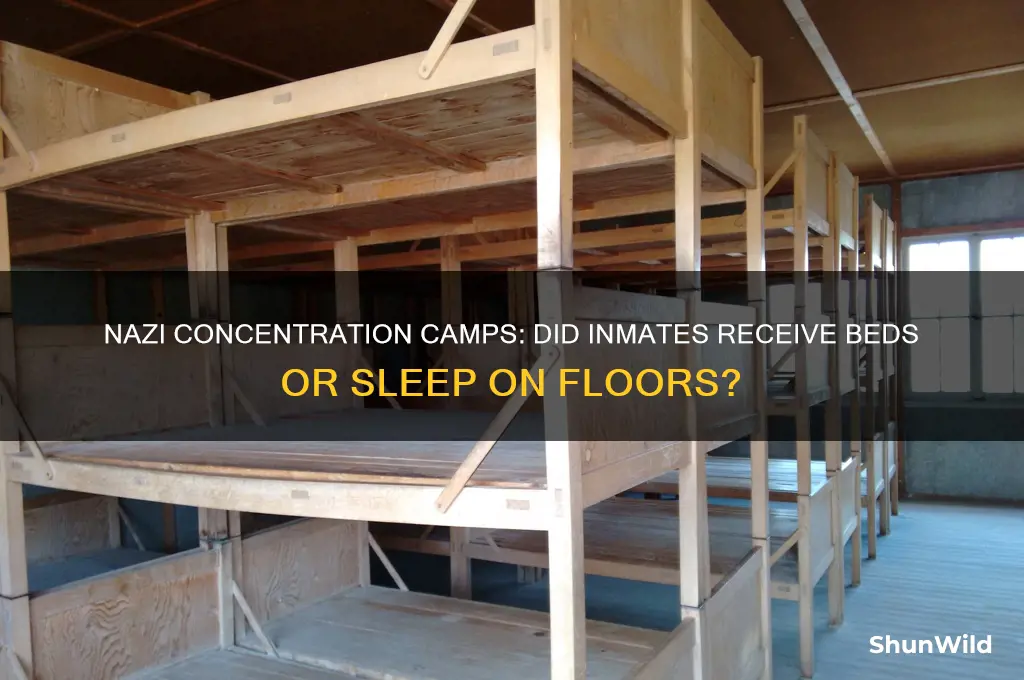 did the nazis provide beds in the concentration camps