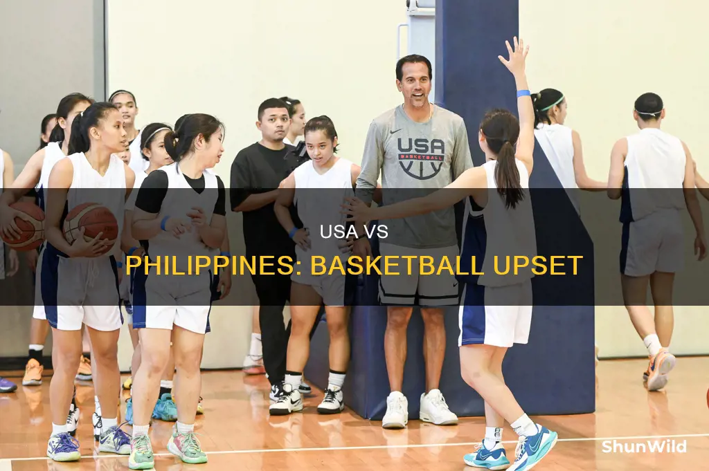 did the philippines beat usa in basketball
