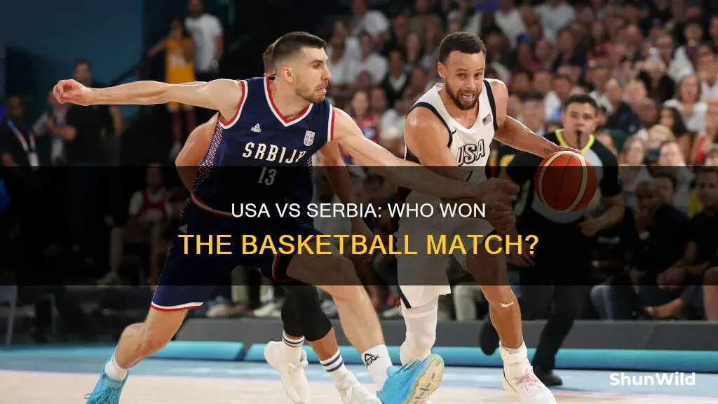 did the usa beat serbia in basketball