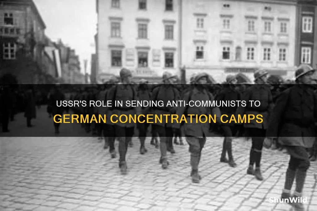 did the ussr send anti communists to gemran concentration camps
