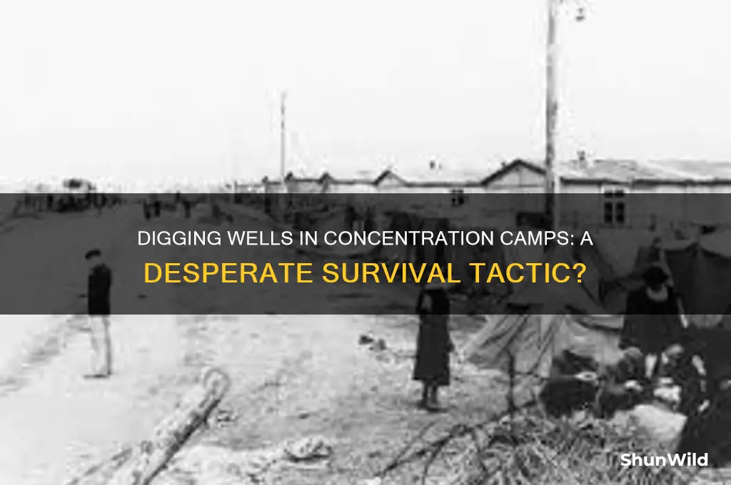 did they have to dig wells in concentration camps