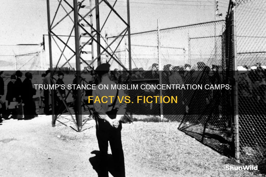 did trump agree to put muslims in concentration camps