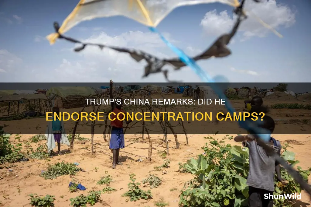 did trump tell china to build concentration camps