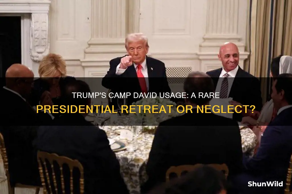 did trump use camp david