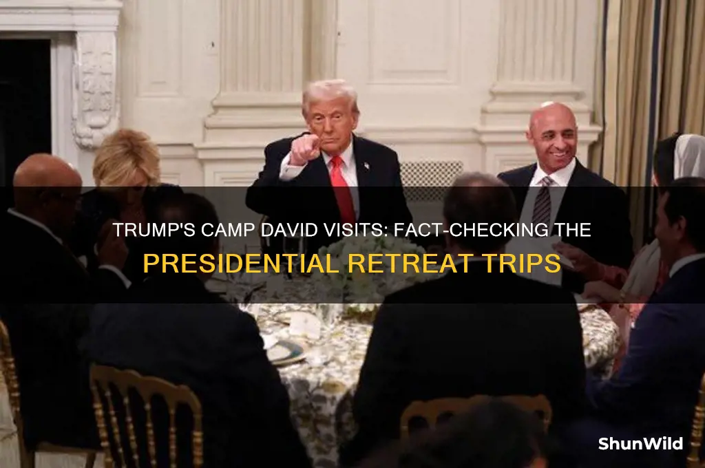 did trump visit camp david