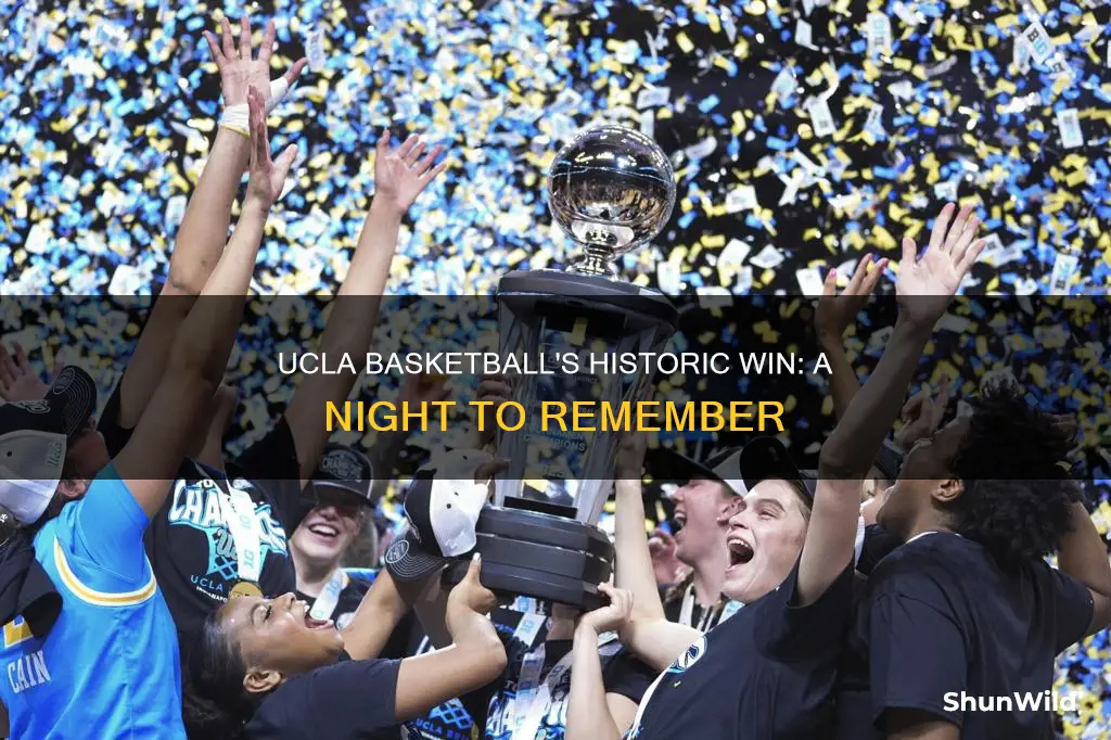 did ucla basketball win tonight