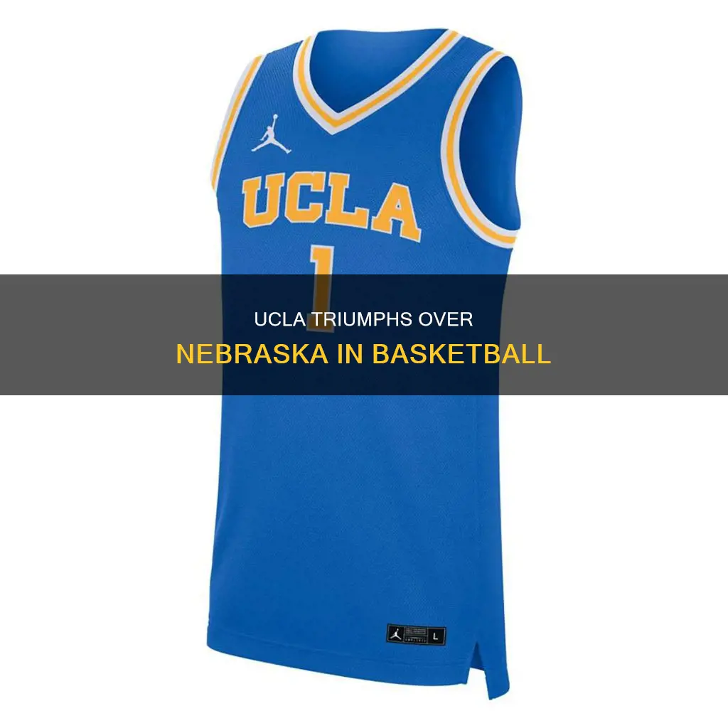did ucla beat ne basketball