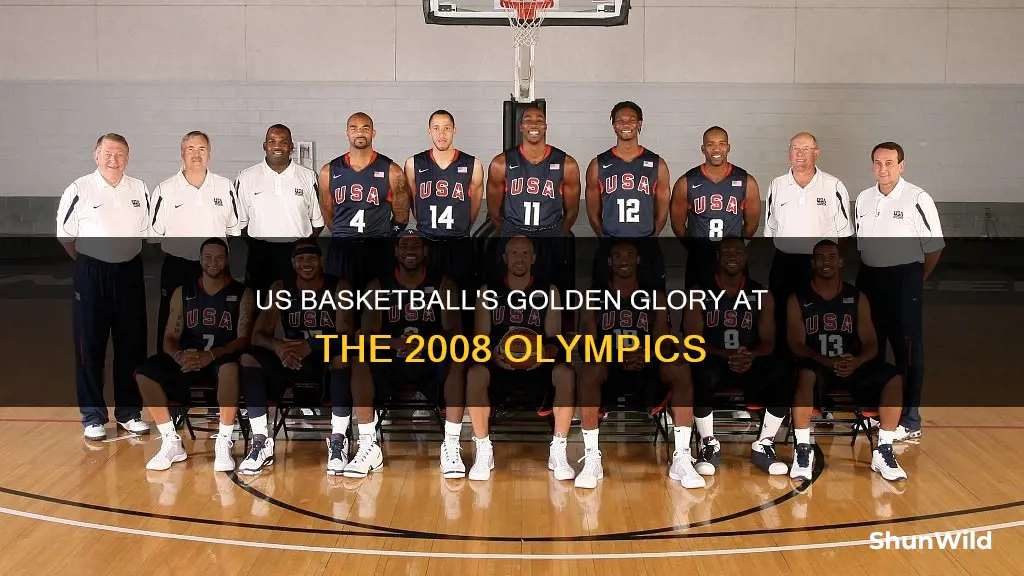 did us basketball win the 2008 olympics