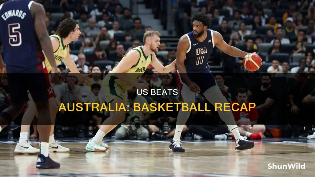 did usa beat australia in basketball