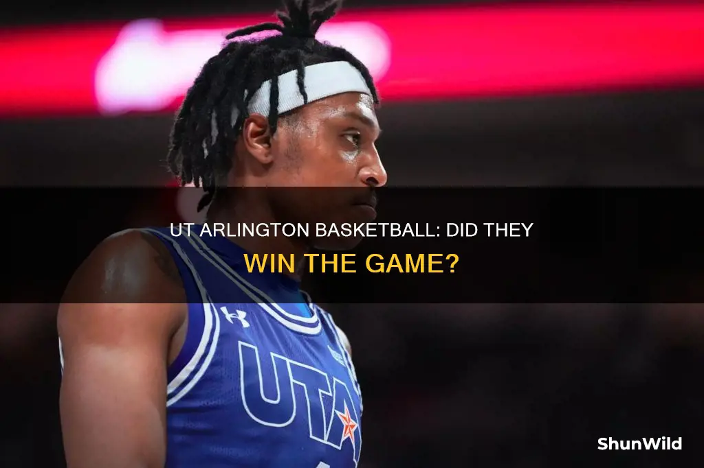 did ut arlington basketball win