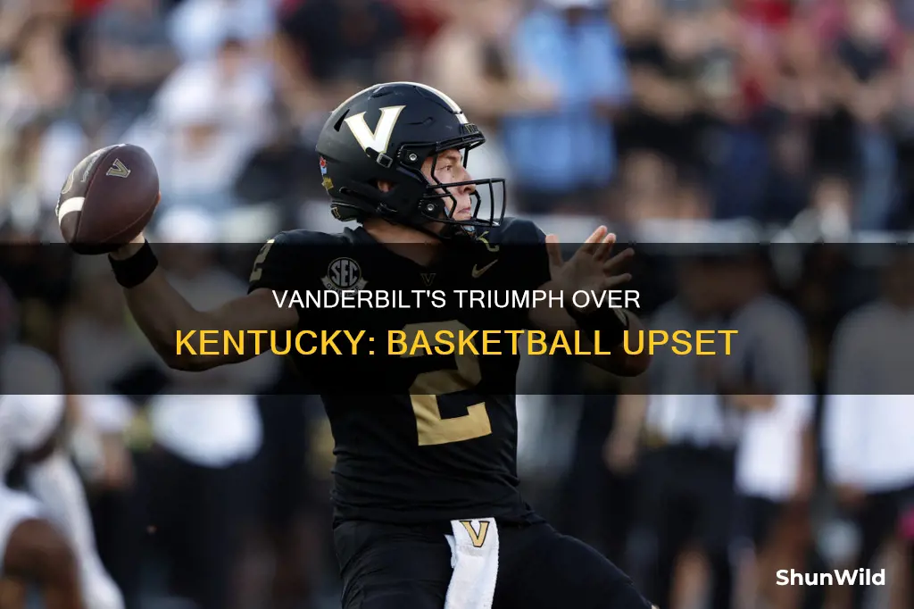 did vanderbilt beat kentucky in basketball