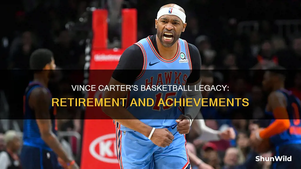 did vince carter retire from basketball
