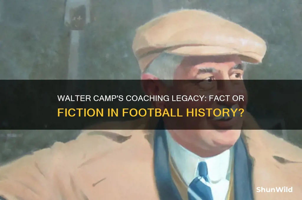 did walter camp coach football