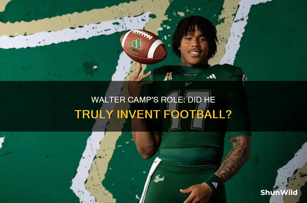 did walter camp invent football