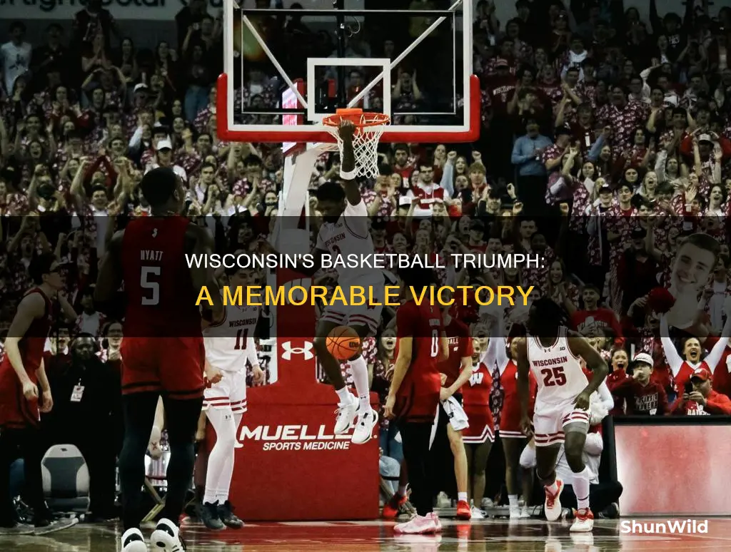 did wisconsin win in basketball