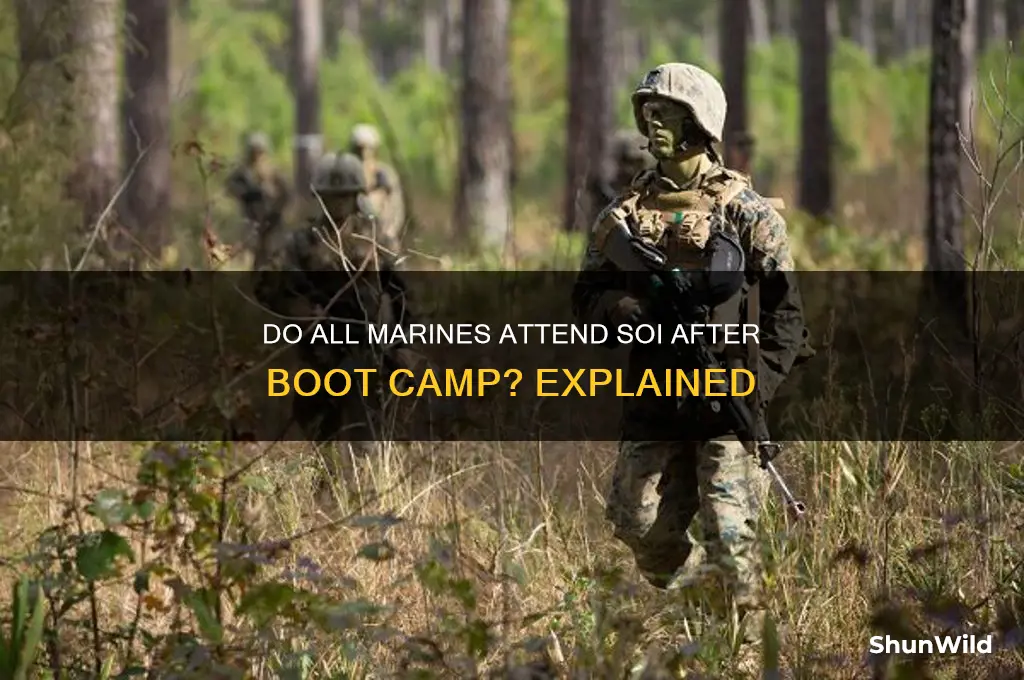 do all marines do soi after boot camp