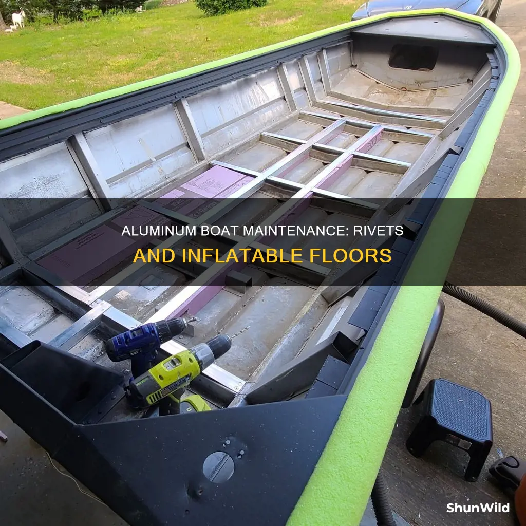 do aluminium floor inflatable boat rivets go up