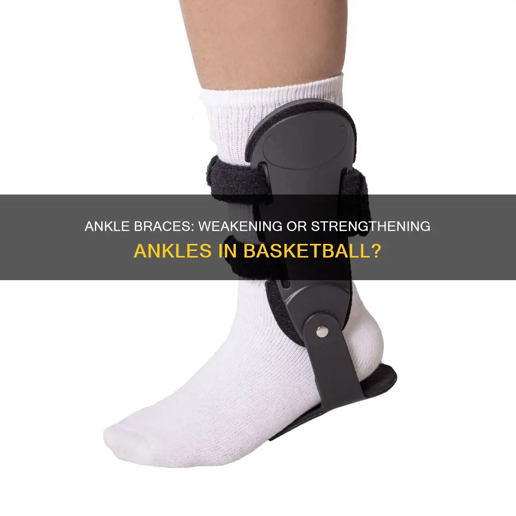 do ankle braces weaken ankles basketball