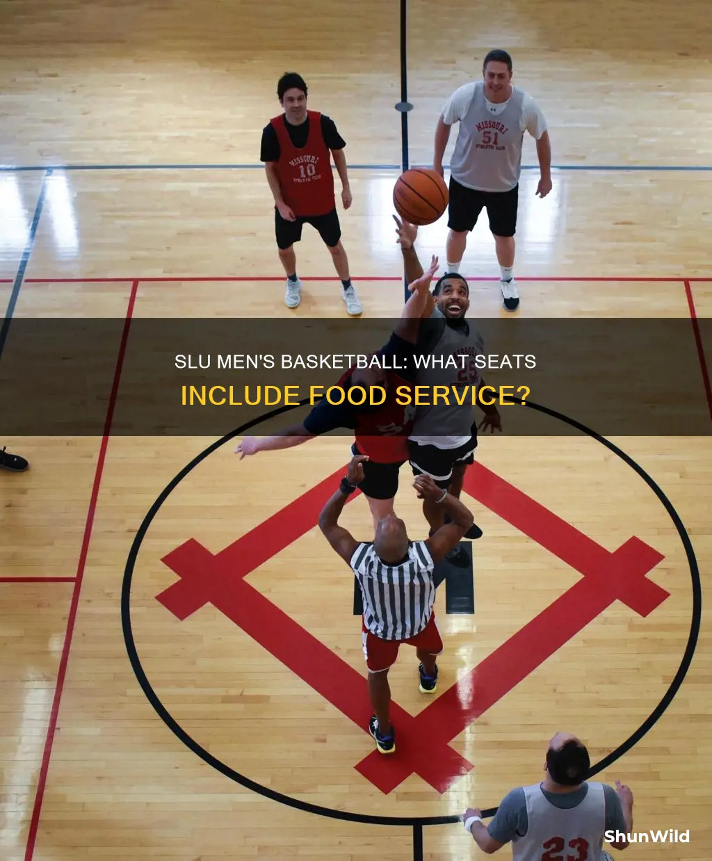 do any seats at slu mens basketball include food service