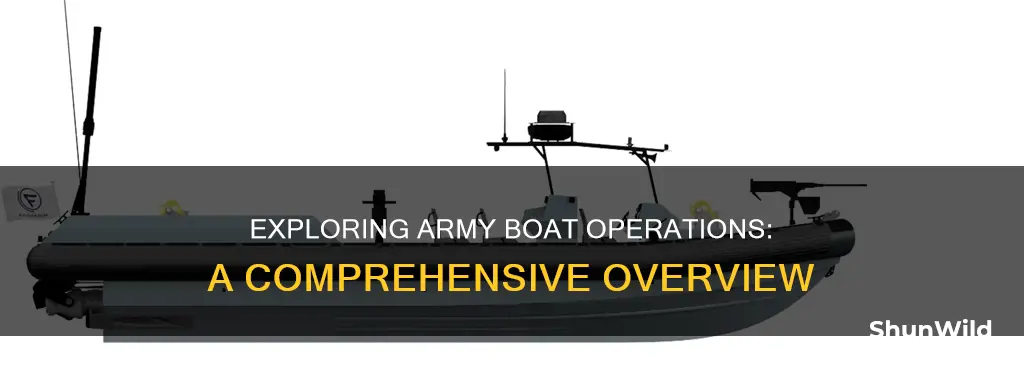 do army go on a boat