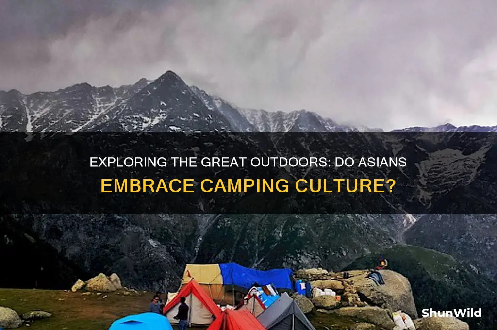 do asians go camping