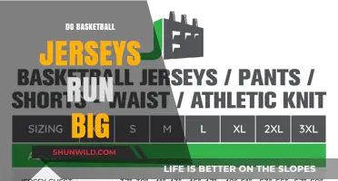 Jersey Sizing: Run Big for Basketball Players?