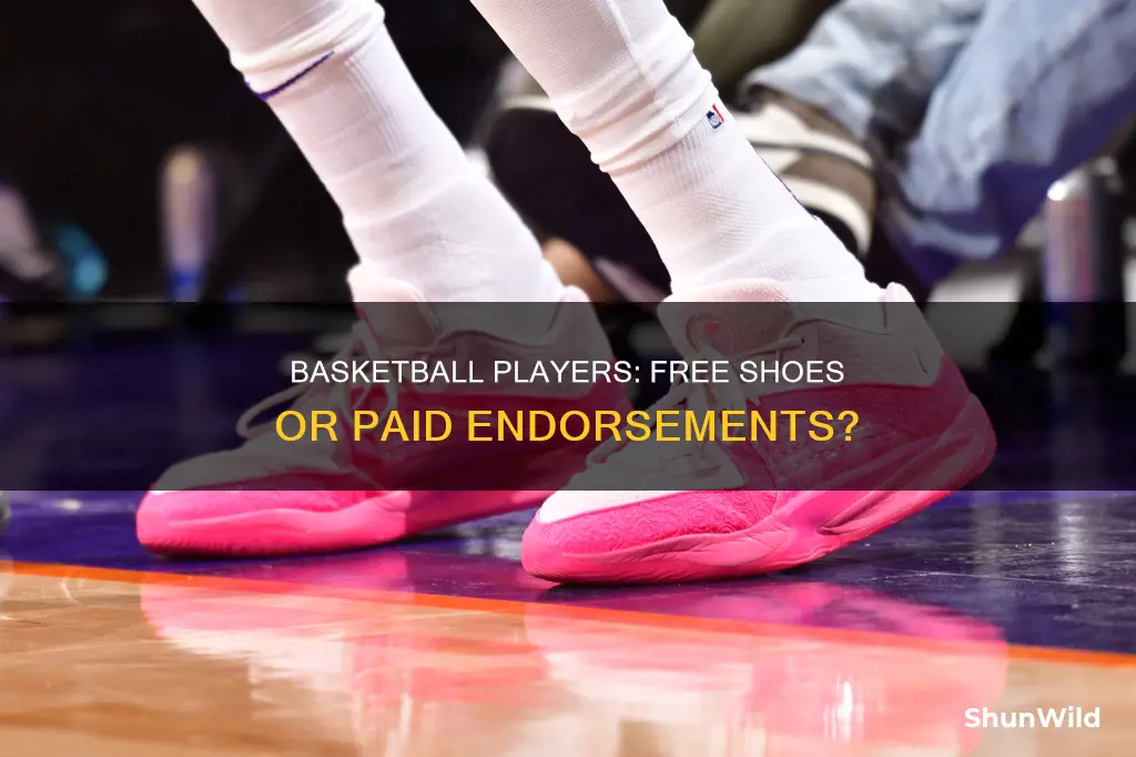do basketball players get free shoes