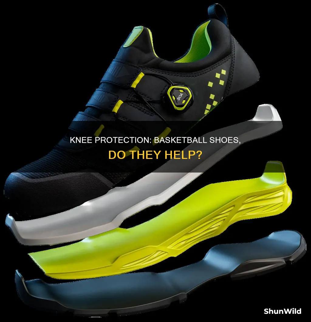 do basketball shoes help your knees