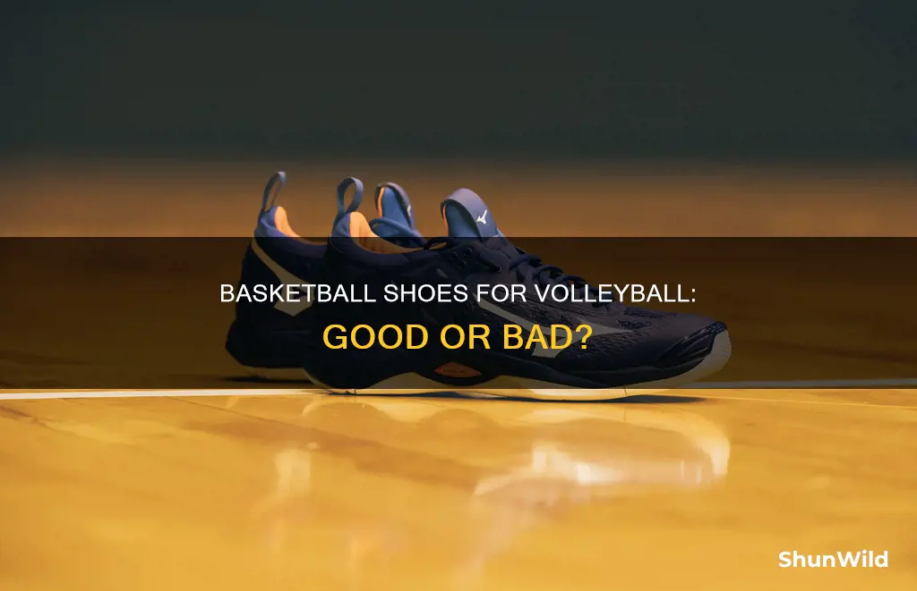 do basketball shoes work for volleyball