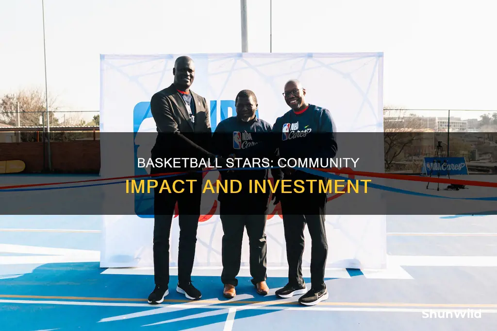 do basketball use their money by benifiting their commutity