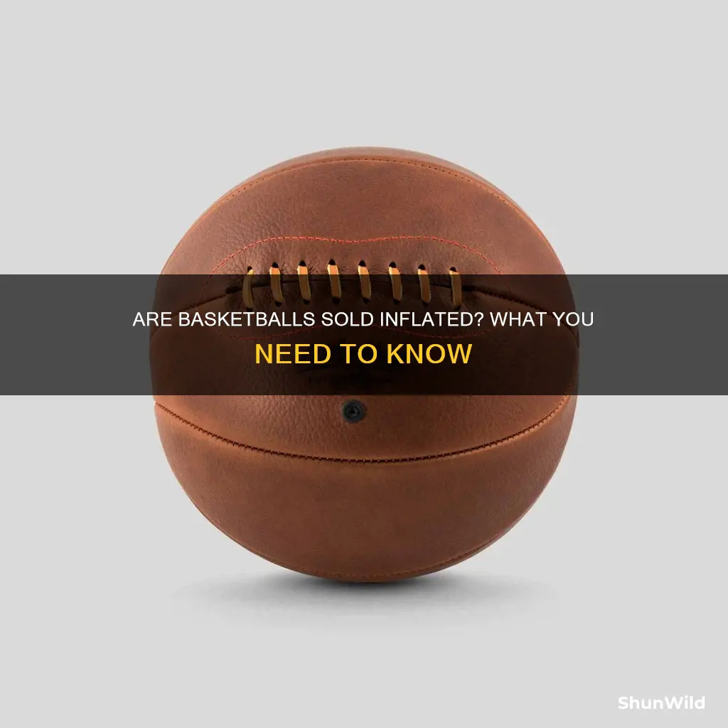 do basketballs come inflated
