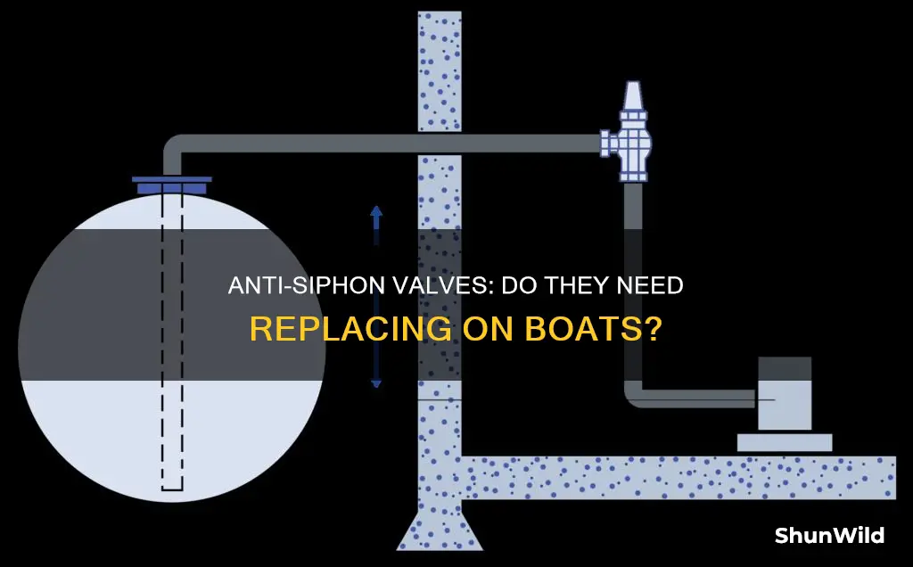 do boat anti siphon valves go bad