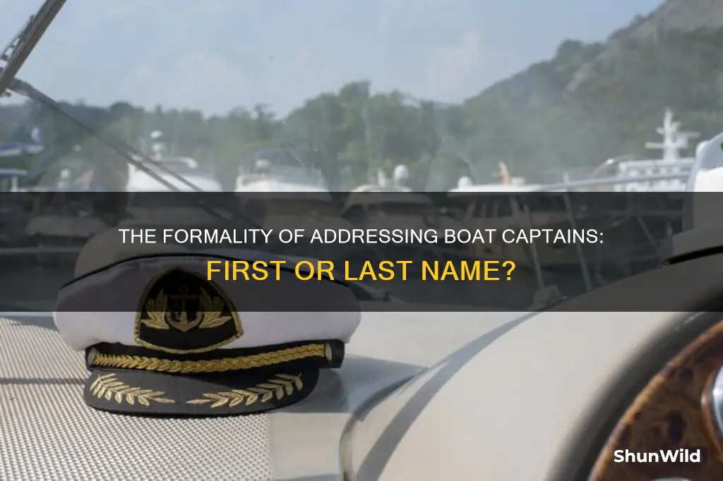 do boat captains go by first name or last name