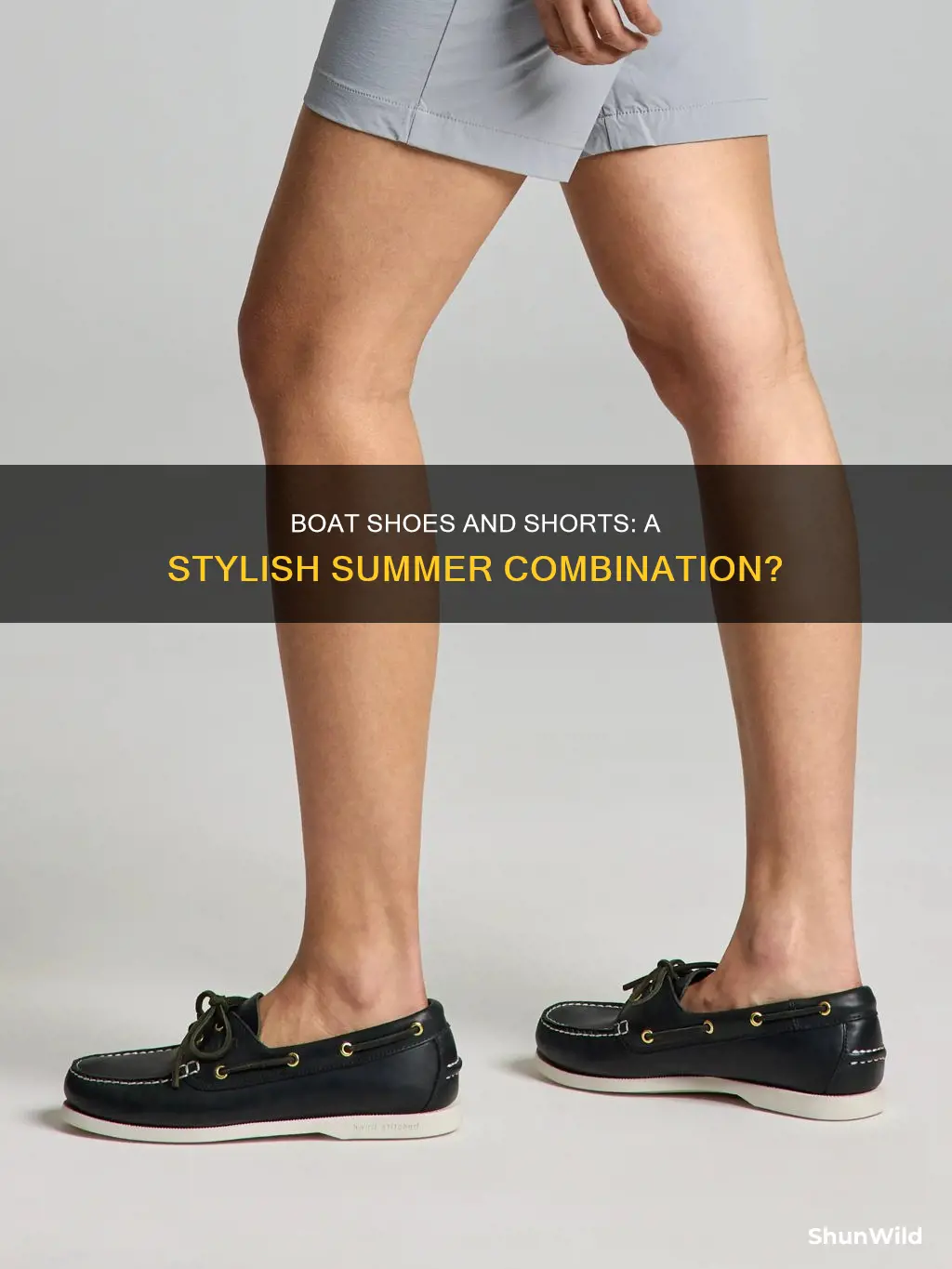 do boat shoes go with shorts