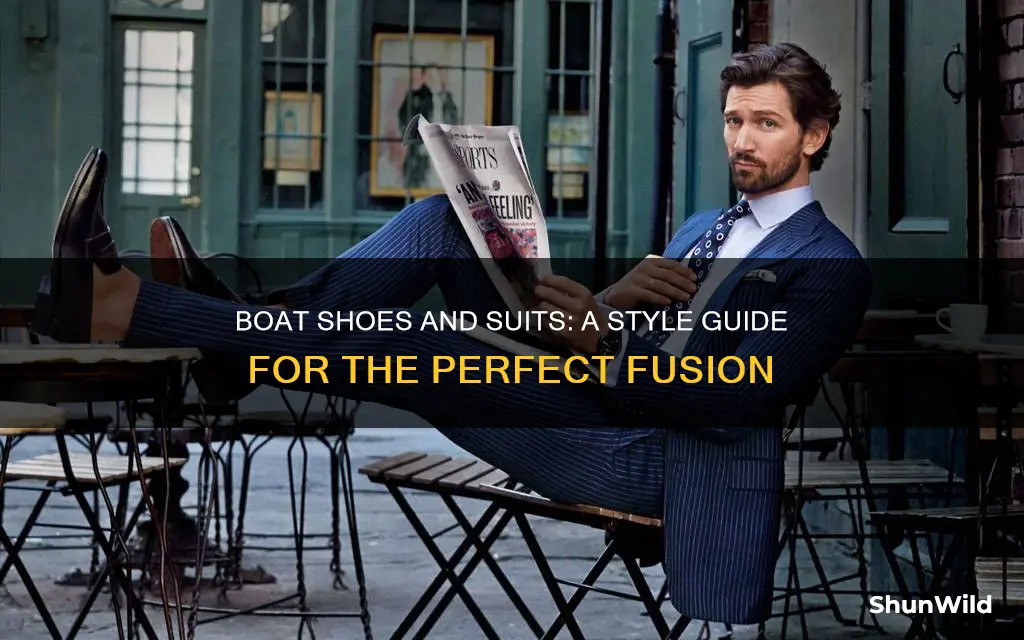 do boat shoes go with suit