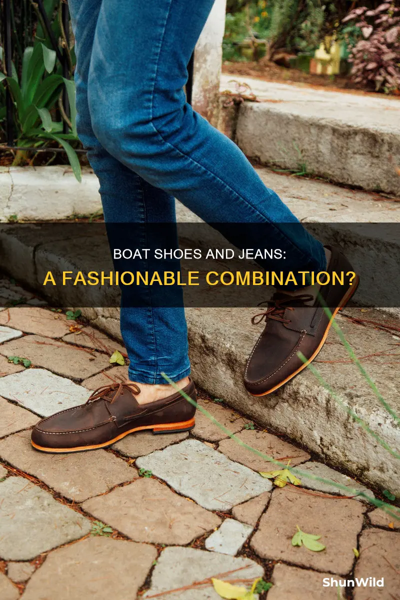 do boat shoes look good with jeans