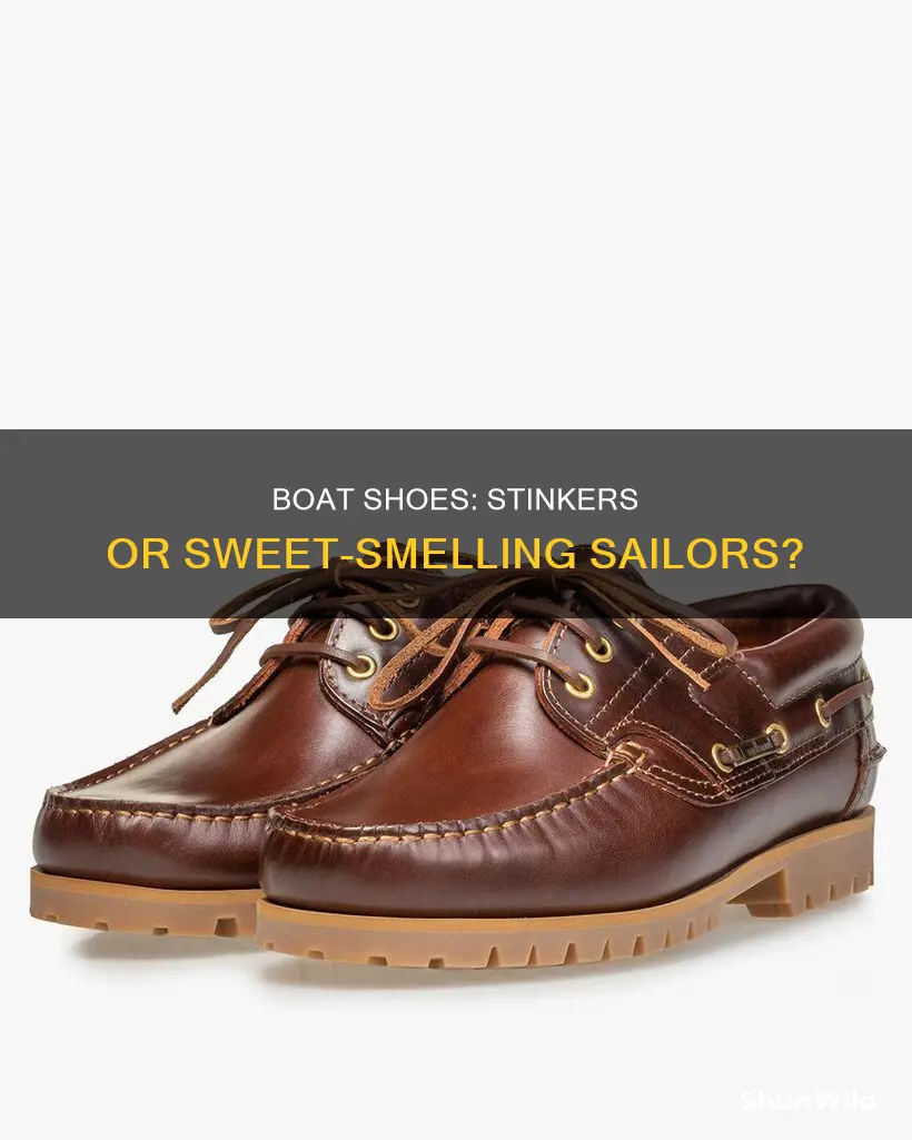 do boat shoes smell