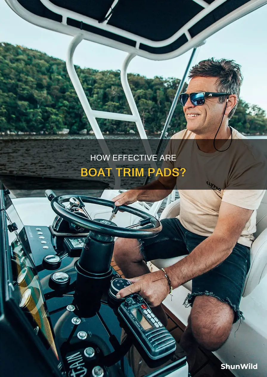 do boat trim pads work