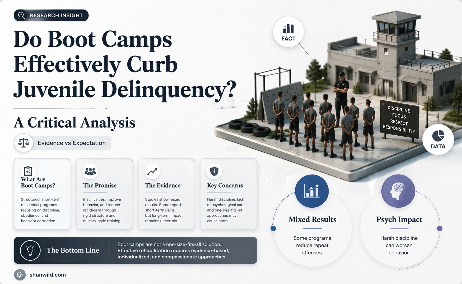 are boot camps effective at reducing juvenile delinquency