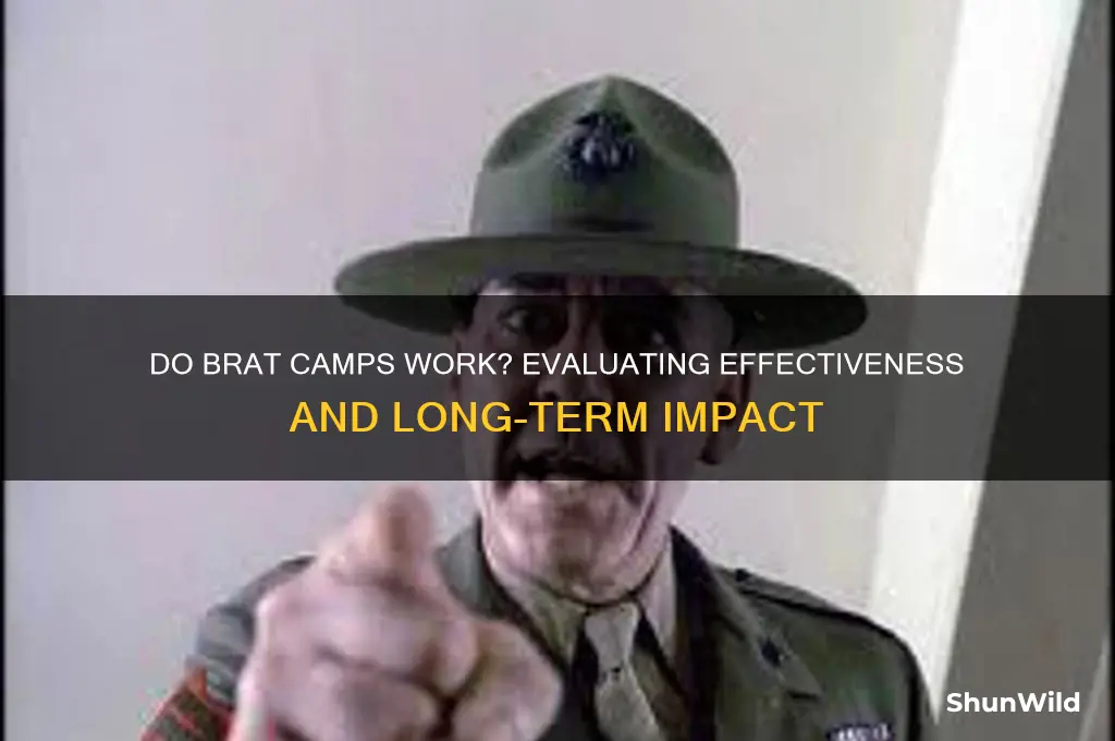 do brat camps work