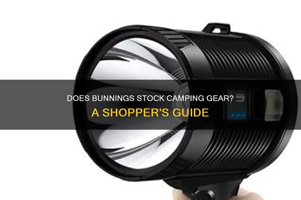 do bunnings sell camping gear