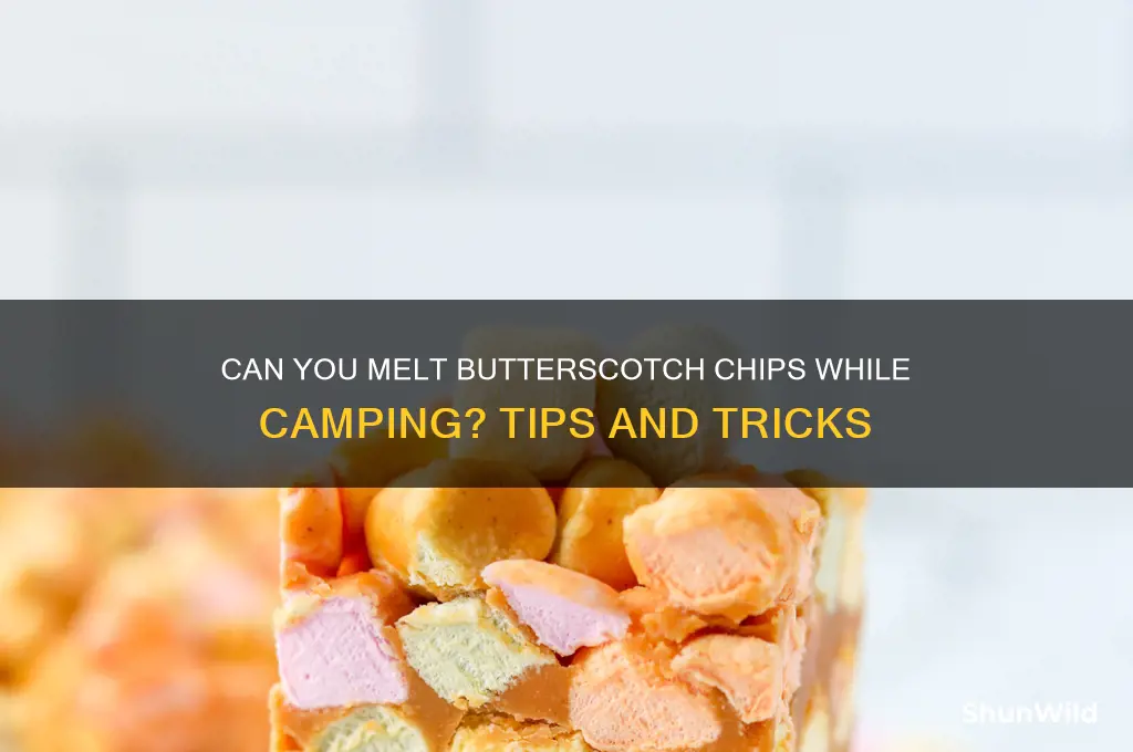 do butterscotch chips melt camping