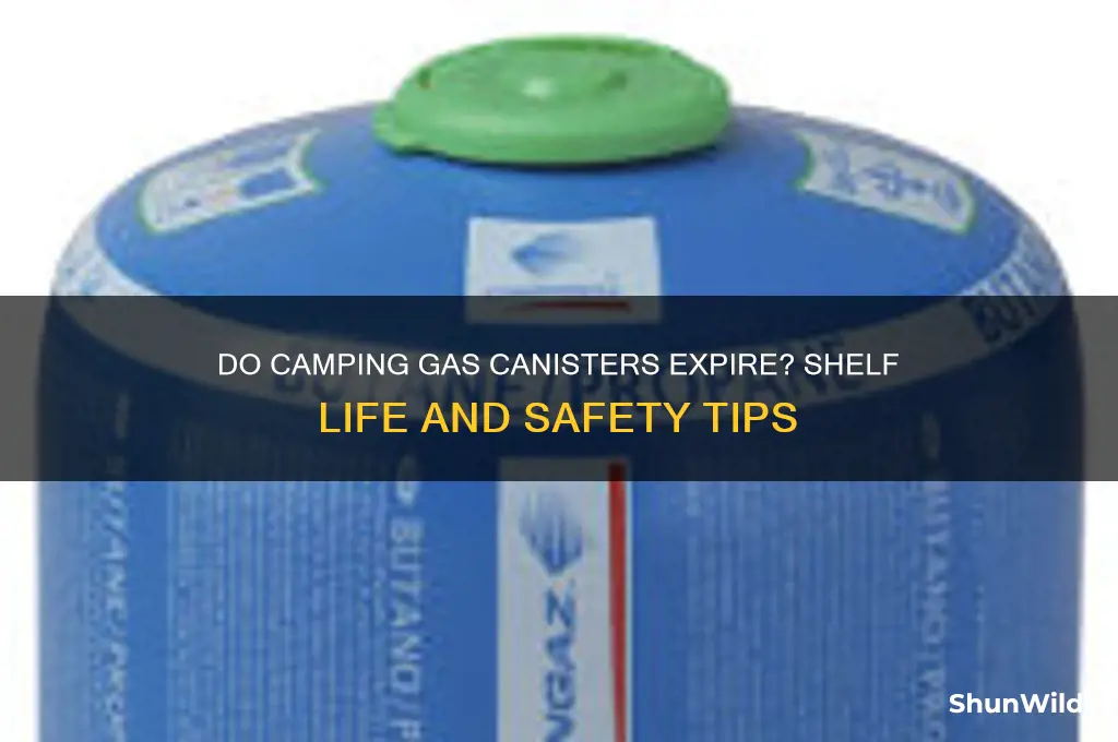 do camping gas canisters expire