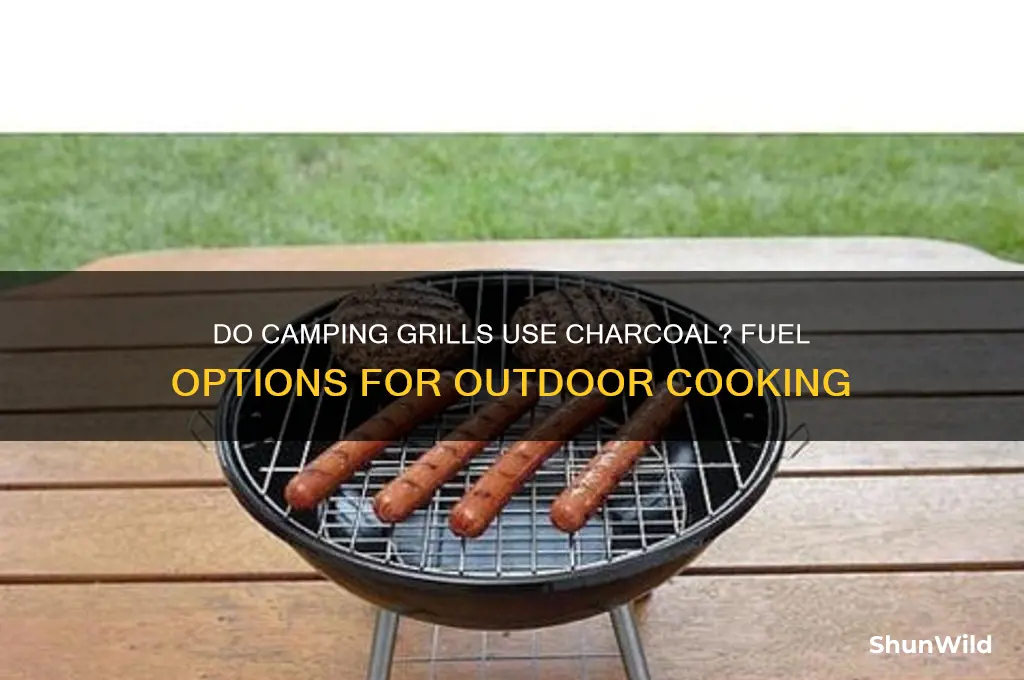 do camping grills use charcoal
