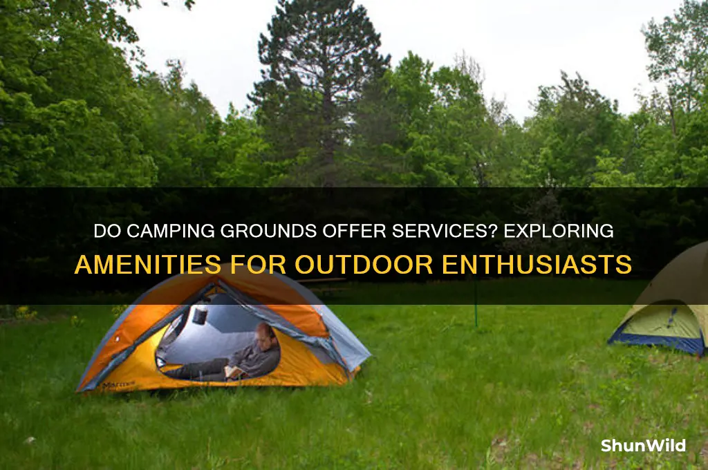 do camping grounds have service